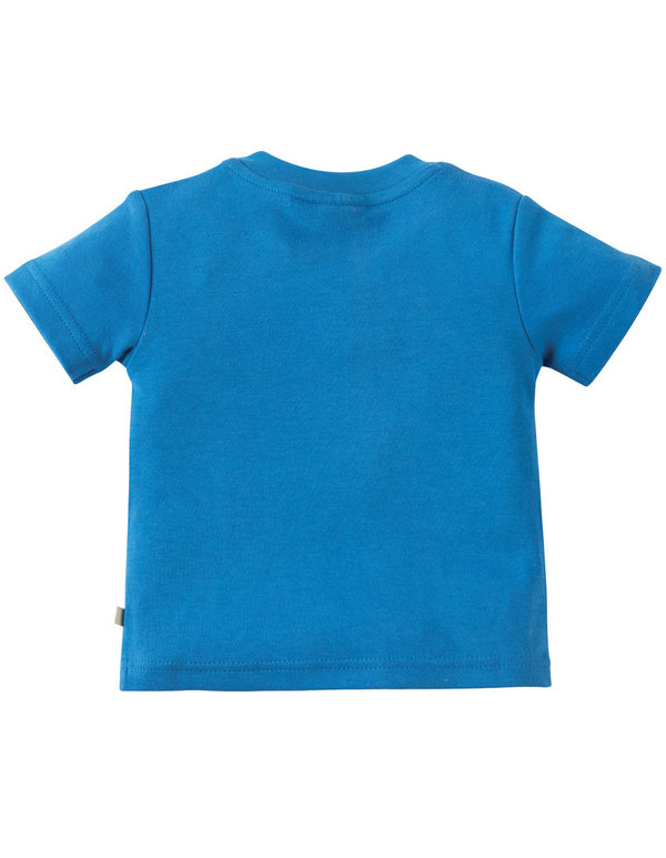 Frugi T-Shirt  LITTLE  TRACTOR  in blau
