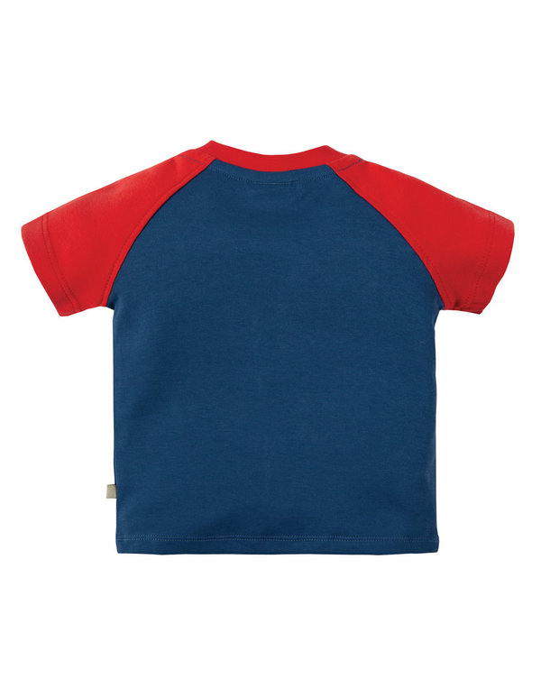 Frugi -  Renny Raglan T-Shirt mit Möven Applikation