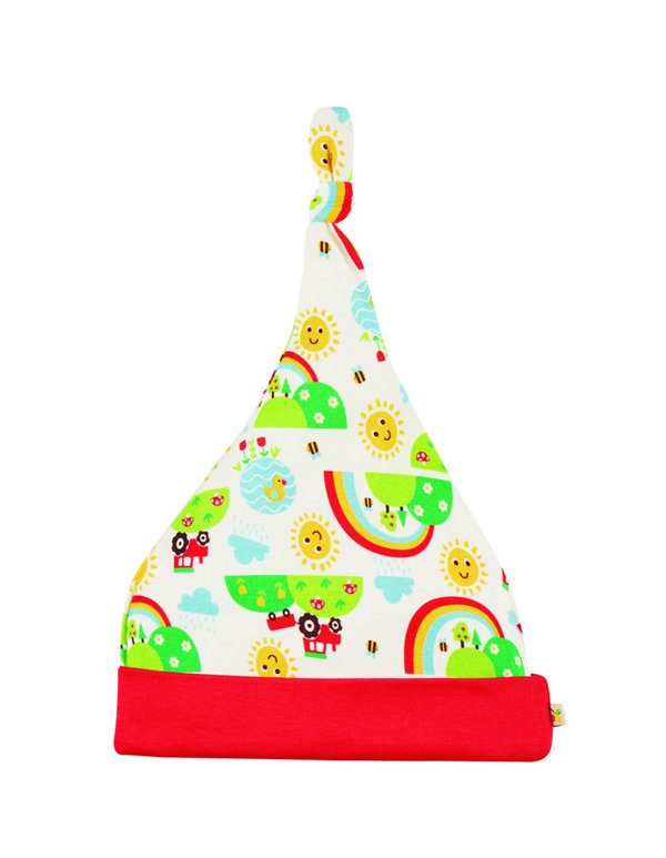 Frugi - happy days baby gift set -  Geschenkeset für  Neugeborene und Babys mit Regenbogen Druck