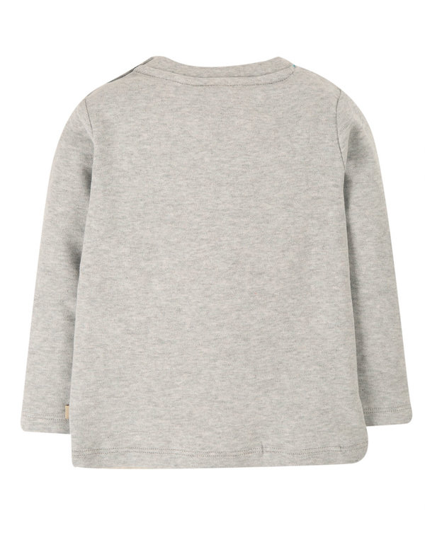 Frugi  - Grey Marl Papageientaucher Magic Number T-Shirt 12-18 Monate - Geburtstags Shirt  - 1 Jahr