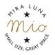 Damenbörse - Polka Dots rose - mit Reißverschluss in der Größe L von Mira Luna MIO