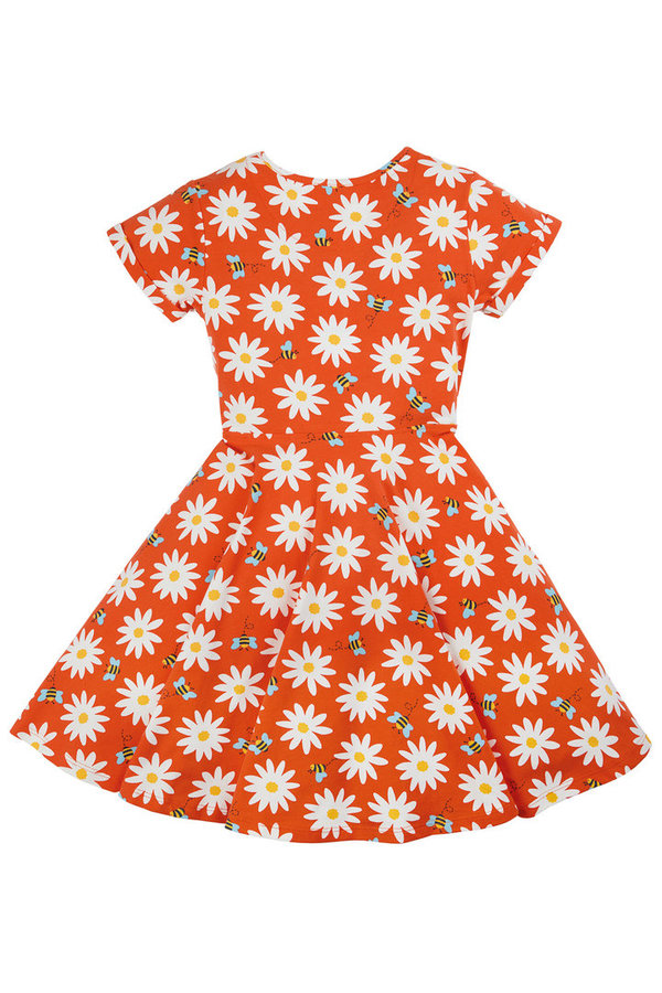Frugi - little Spring Skater Dress Nice Daisy - Sommerkleid mit Gänseblümchen