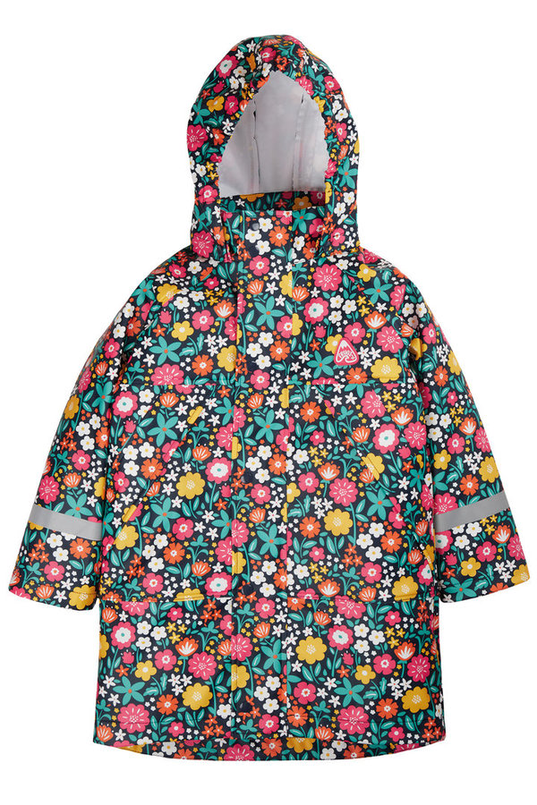 Frugi - Rainy Days Coat Floral - Regenjacke / Matschjacke mit Blumen Print
