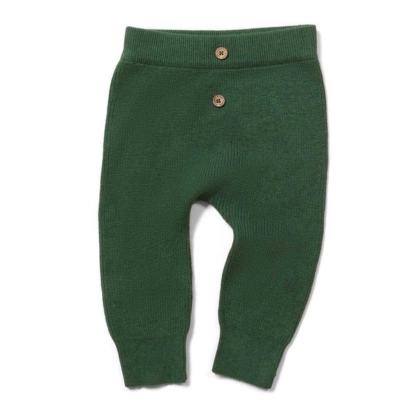 Little Green Radicals - Olive knitted Joggers - Strickhose, Jogginghose aus Strick,